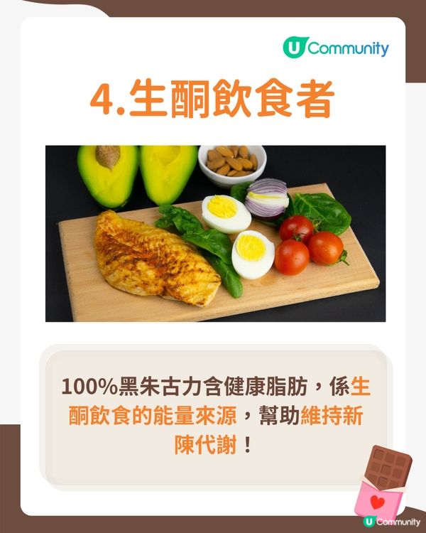 【朱古力小知識🍫】呢5種人最啱食朱古力！