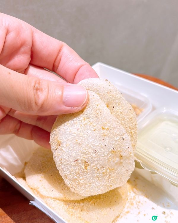 🎏銅鑼灣買到‼️超煙韌開心果沾醬大福片💚