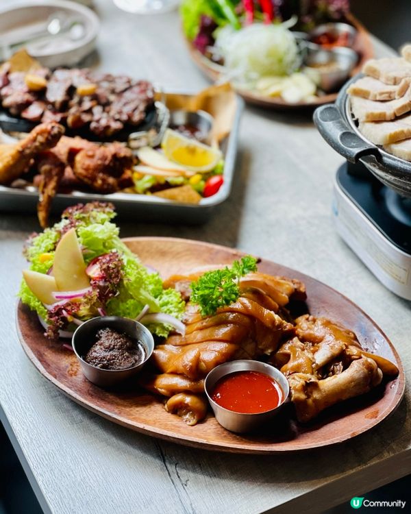 𓂃.𓈒旺角𓎏ෆ.ᐟ韓國過江龍罕有烤豬蹄𓈒𓂃.