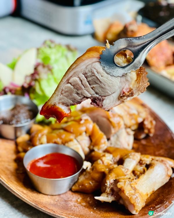 𓂃.𓈒旺角𓎏ෆ.ᐟ韓國過江龍罕有烤豬蹄𓈒𓂃.