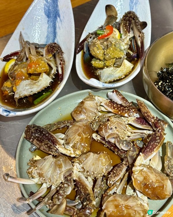 $298任食 醬油蟹+炒年糕+炸雞+紫菜飯🇰🇷🦀