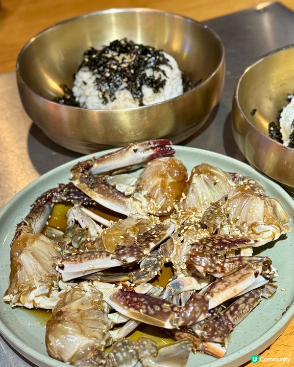$298任食 醬油蟹+炒年糕+炸雞+紫菜飯🇰🇷🦀