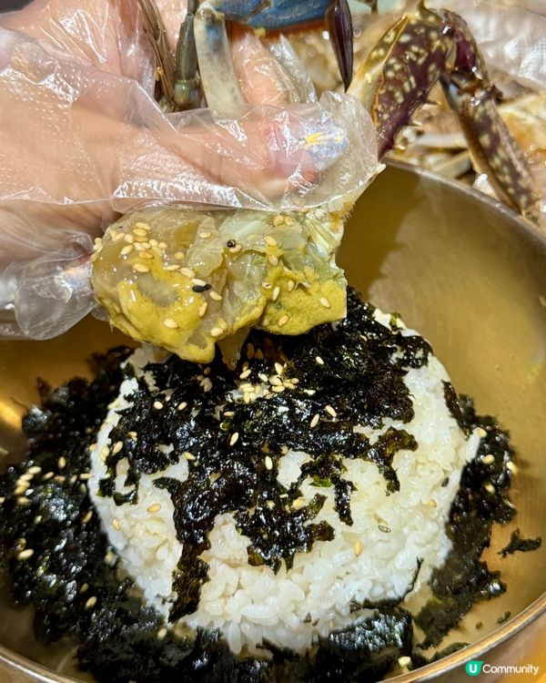 $298任食 醬油蟹+炒年糕+炸雞+紫菜飯🇰🇷🦀