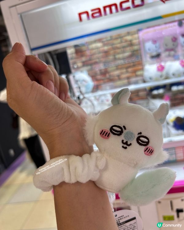 100yen 夾到 💕 飛鼠公仔髮圈