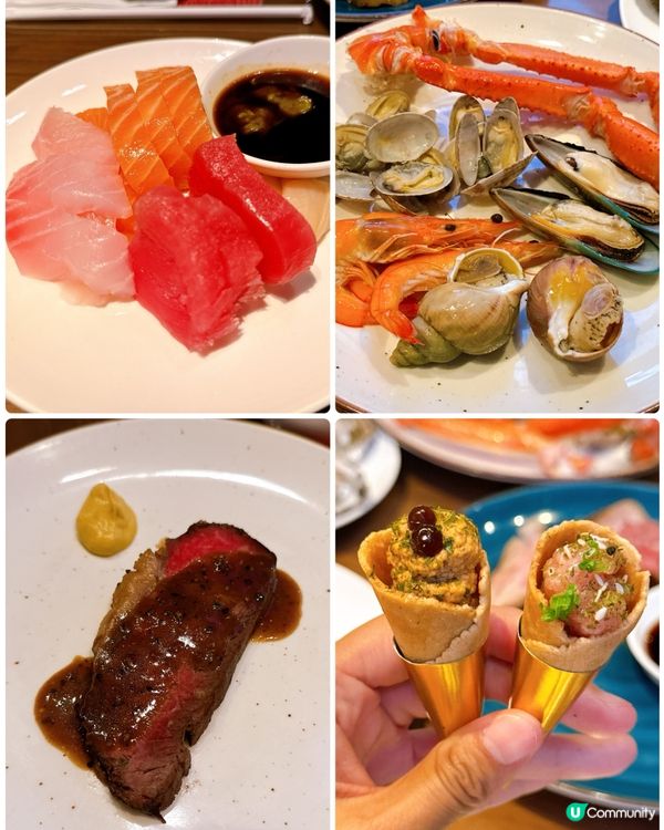 海鮮控注意！🦀九龍東皇冠假日酒店自助餐🤤即開生蠔任食