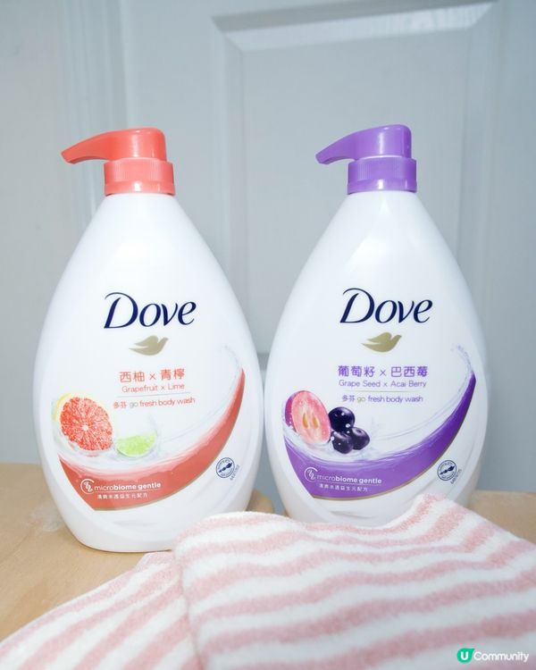 香噴噴Dove沐浴露｜推出全新香味