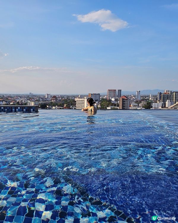 【清邁住宿開箱！🤩 無邊泳池超正！】