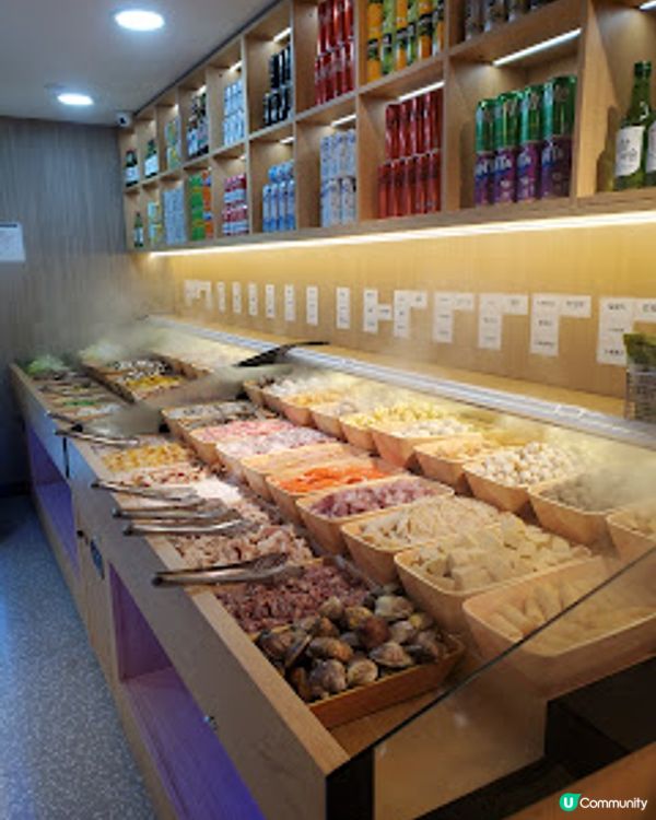 八拾台式火鍋燒烤放題．海鮮區任拎海鮮鵝腸爽爆