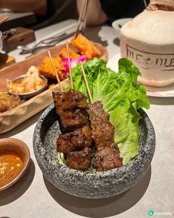 ɞ♡ 不可錯過的泰式椰子鮮雞湯 & 泰胡椒和牛糯米河 ♡ɞ