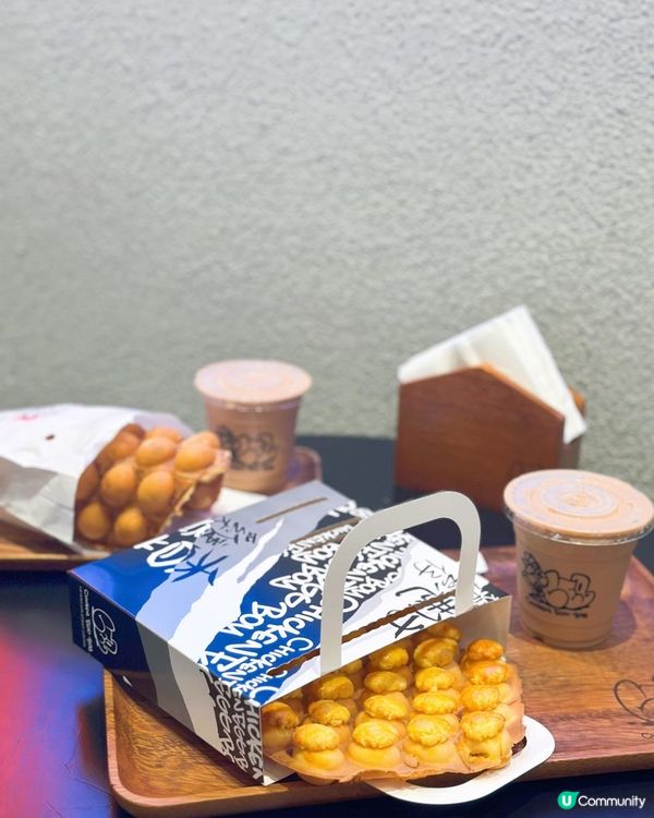 人氣大熱菠蘿包雞蛋仔