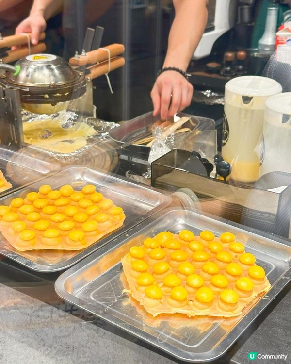 人氣大熱菠蘿包雞蛋仔