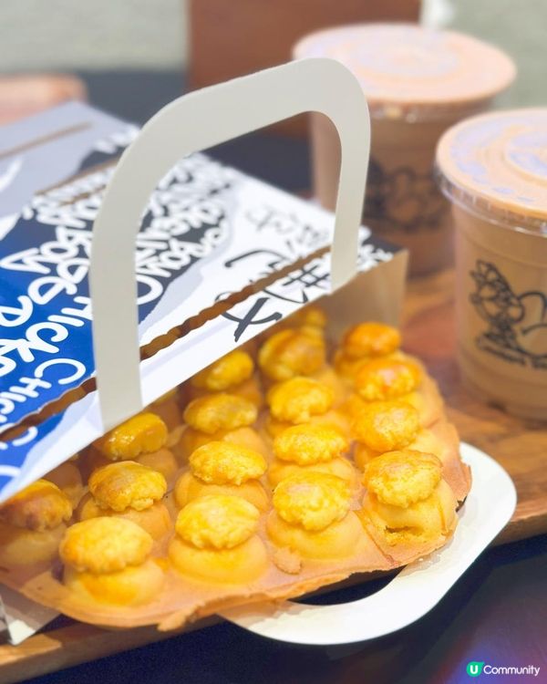 人氣大熱菠蘿包雞蛋仔