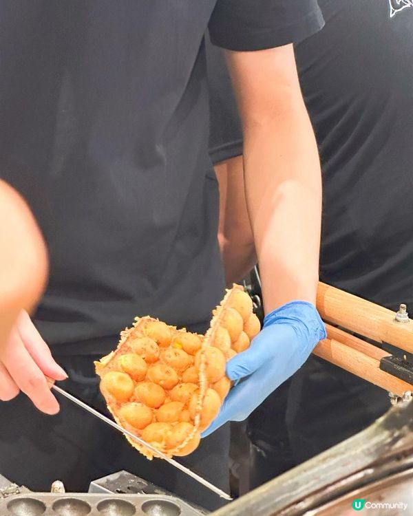 人氣大熱菠蘿包雞蛋仔