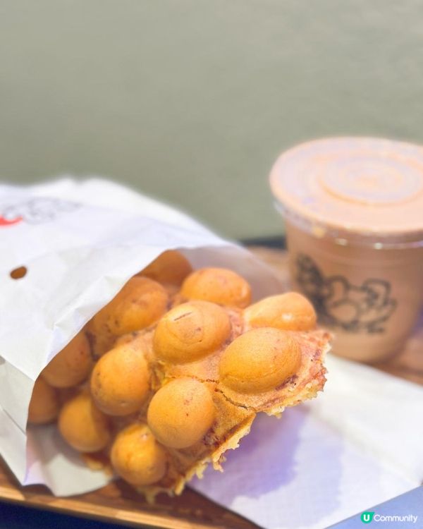 人氣大熱菠蘿包雞蛋仔