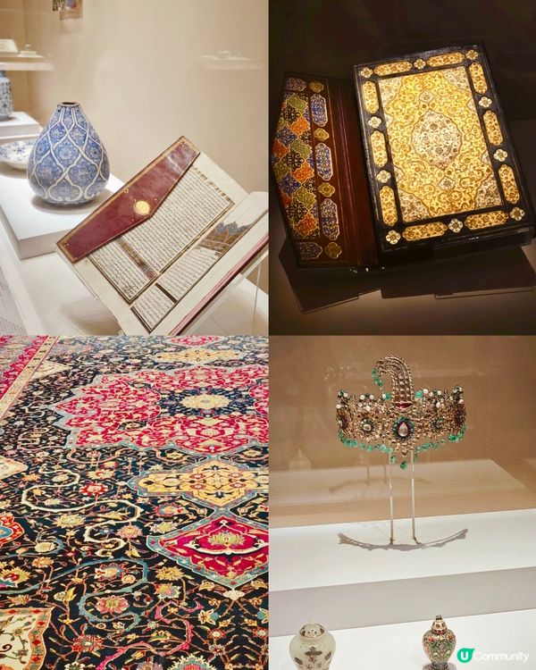 親眼看到這些絕美的伊斯蘭地毯珍品💗非凡手藝締造永恆之美,真的...