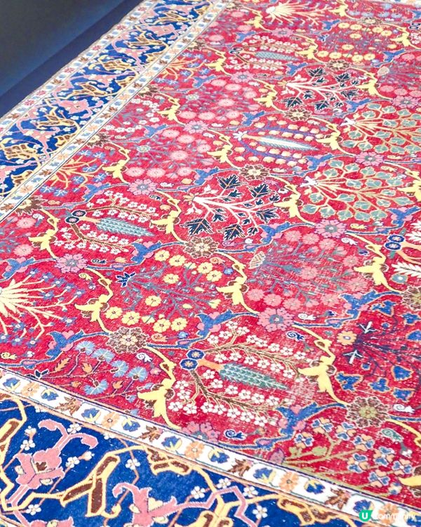 親眼看到這些絕美的伊斯蘭地毯珍品💗非凡手藝締造永恆之美,真的...