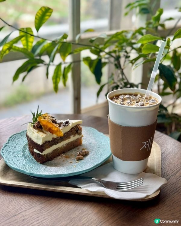 🇰🇷韓國濟州島海邊隱世Café推薦💯必食紅蘿蔔蛋糕‼️