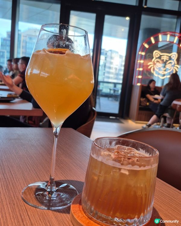 啟德體育園區，演唱會前太多人，到此餐廳休息一下才入場