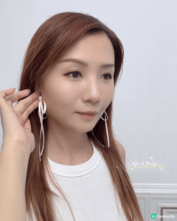 最近想同大家分享一件淘寶好物，就是這對絲帶耳環，蝴蝶結🎀款式...