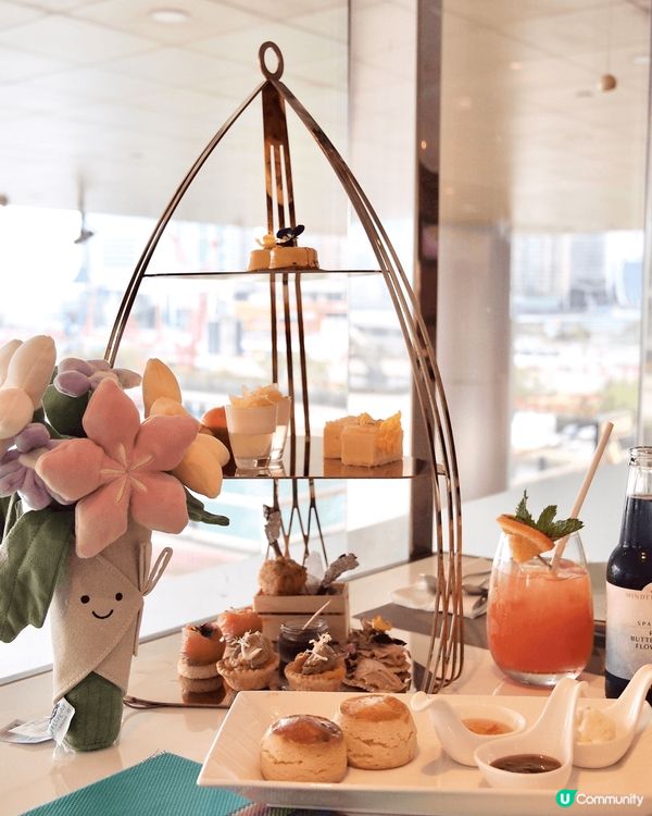 望住尖沙咀海旁high tea😌