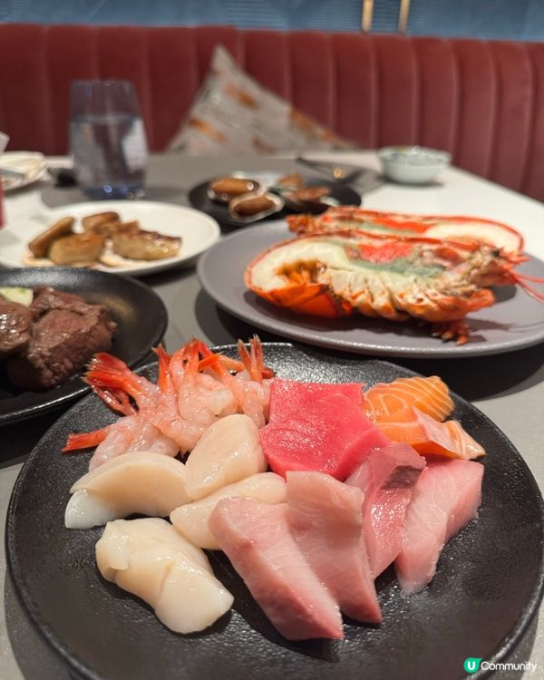 尖沙咀自助餐🤤！龍蝦長腳蟹鮑魚任食！😚😍