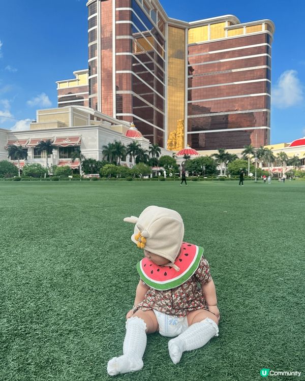 BB第一次離開香港 去澳門，第一次食自助餐，2日一夜之旅試咗...