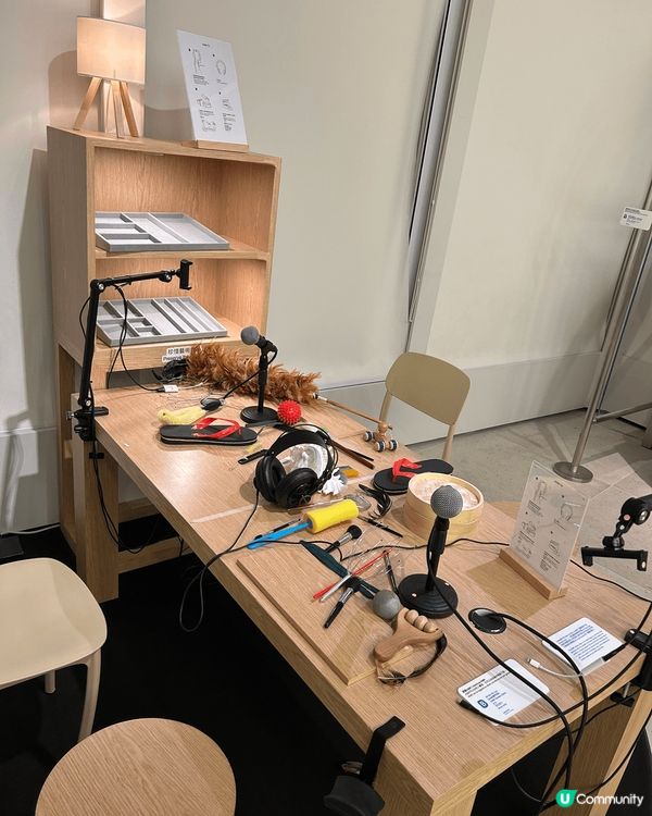 啟德既感官怪奇展，有好多關於ASMR既資訊同DIY，聽到好想...