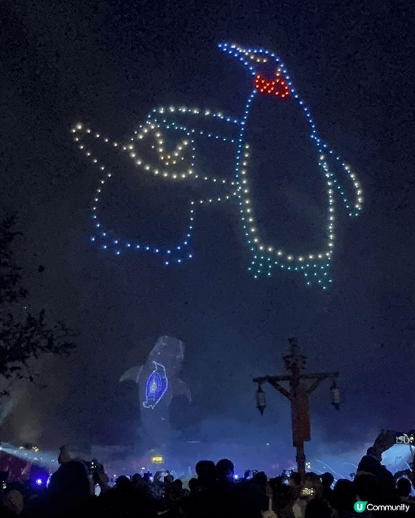 珠海長隆海洋王國，呢度個煙花超級靚，睇過咁多煙花，真係超逼真...