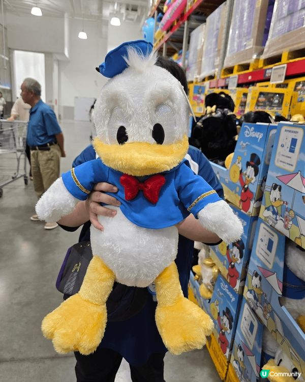 去咗山姆見到唐老鴨公仔，最攪笑有金色嘅錢錢錢唐老鴨，但最最頂...