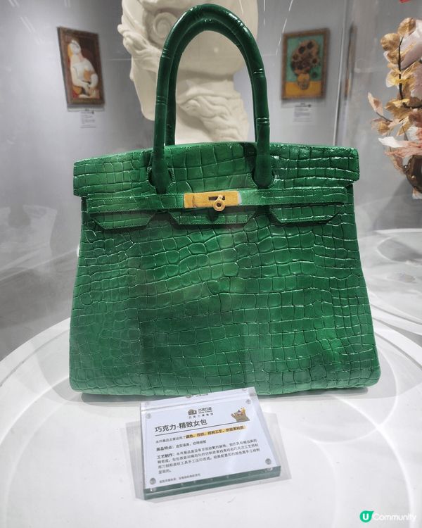 上海巧克力博物館 入面用朱古力製造嘅 仿製品精巧程度不會比外...