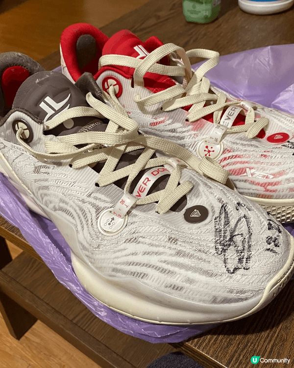 去台北旅行是觀看職業籃球比賽, 獲得林書豪送贈的球鞋, 太幸...