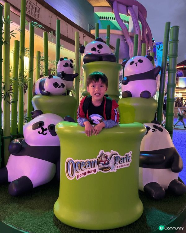 香港海洋公園位於港島南區，最近大家迎接好事歡迎龍鳳胎熊貓誕生...