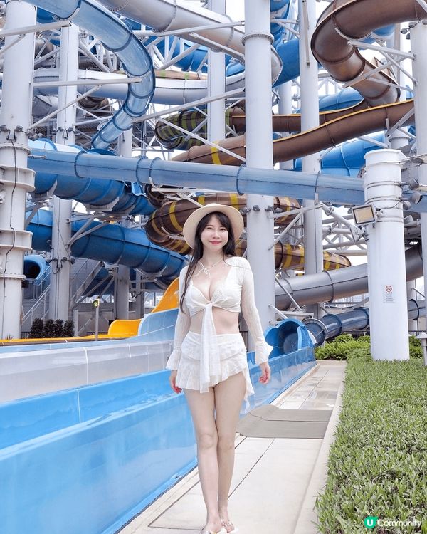 同閨蜜去澳門玩轉 新濠影滙水上樂園👙