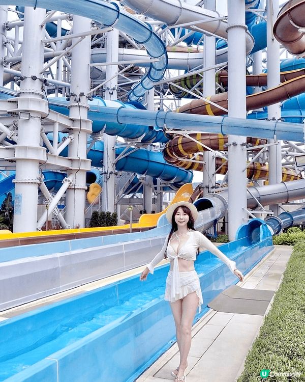 同閨蜜去澳門玩轉 新濠影滙水上樂園👙