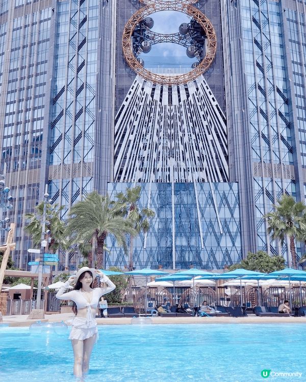 同閨蜜去澳門玩轉 新濠影滙水上樂園👙