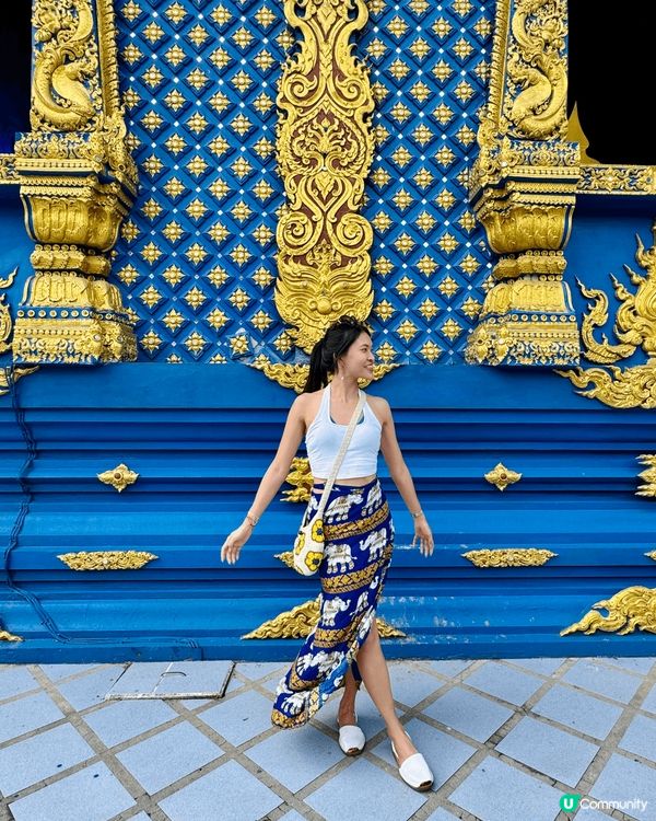 Rong Suea Ten Temple（龍爪寺）位於泰國清...