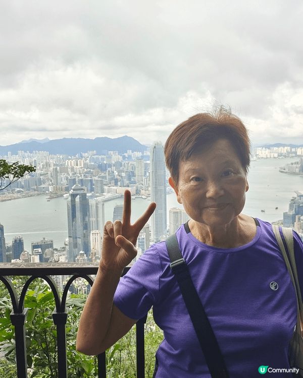 陪母親搭纜車遊山頂，8年內未去過，沿著盧吉道行，原來開拓咗超...