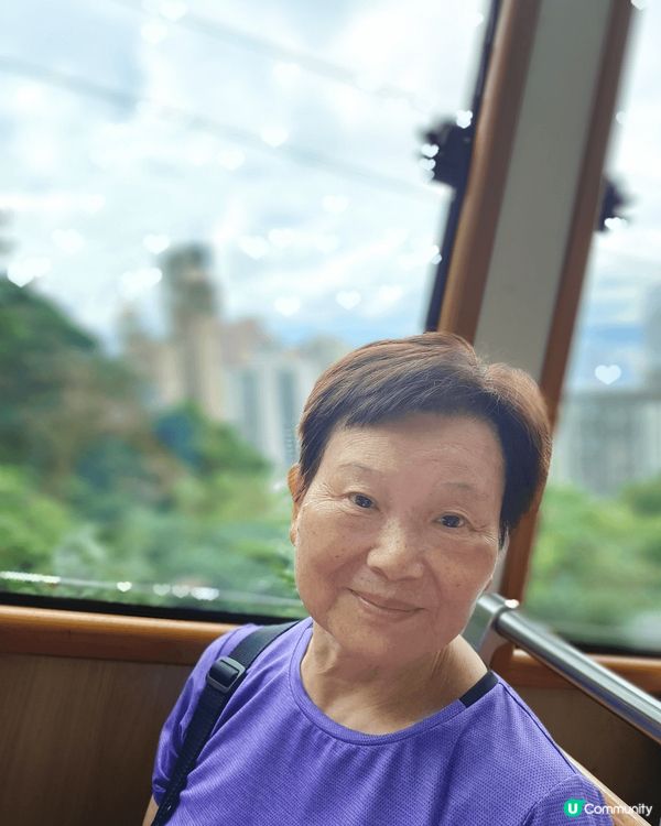 陪母親搭纜車遊山頂，8年內未去過，沿著盧吉道行，原來開拓咗超...