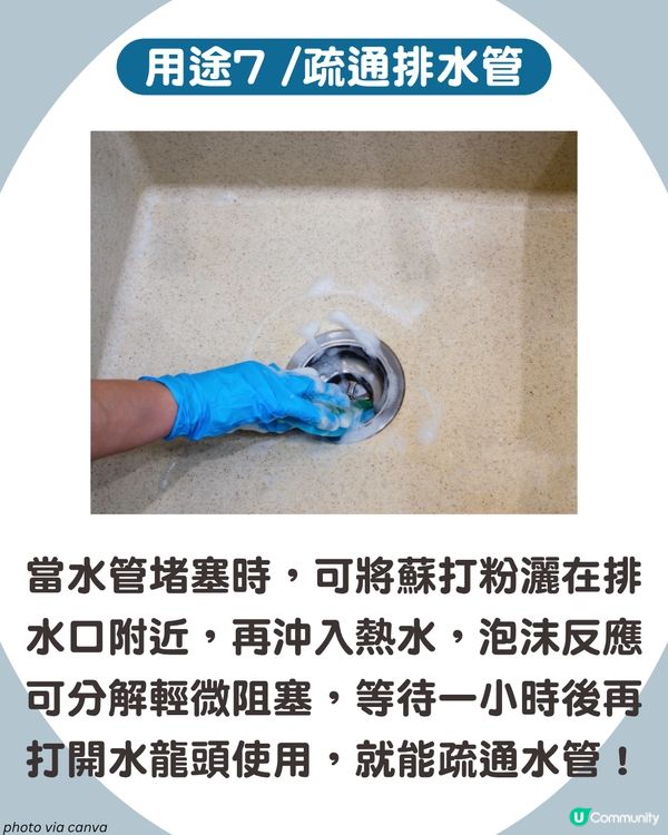 蘇打粉10大神奇用法 從清潔到除臭，居家生活必備萬能幫手🧽