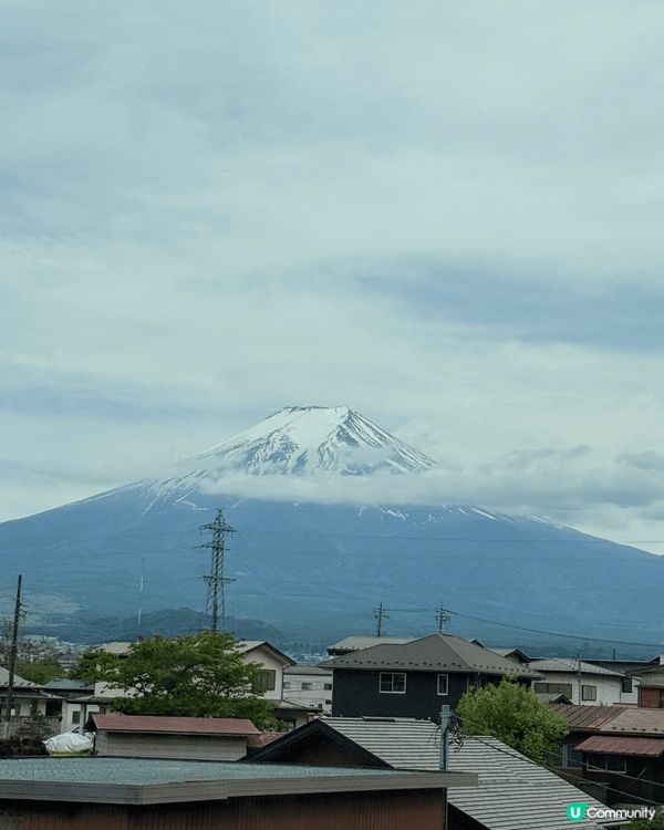 人生首次個人踏足富士山下