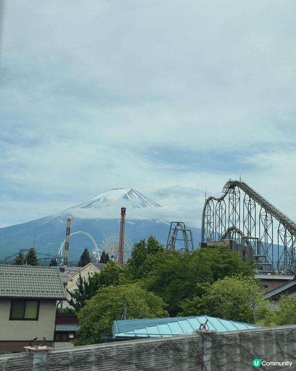 人生首次個人踏足富士山下