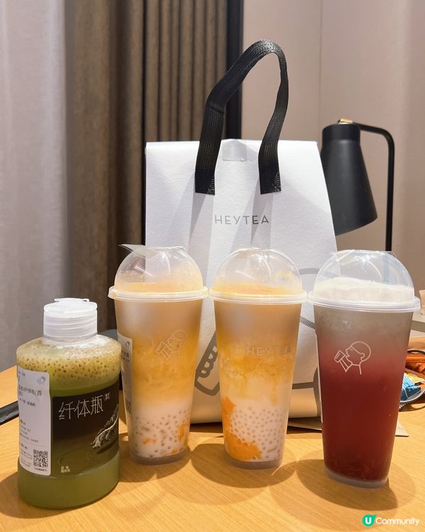 返深圳緊係要飲下人氣王 喜。茶😋