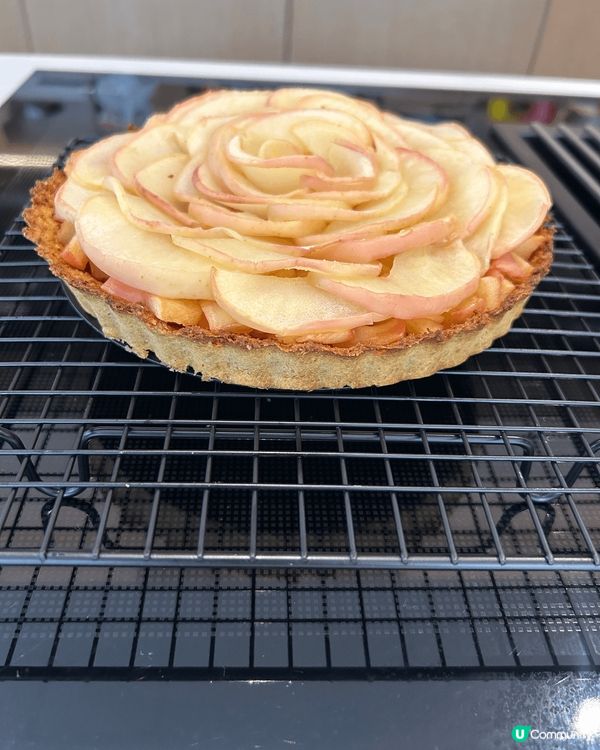 係6月第一個星期六同朋友參加左整蛋糕班，整既係健康既燕麥蘋果...