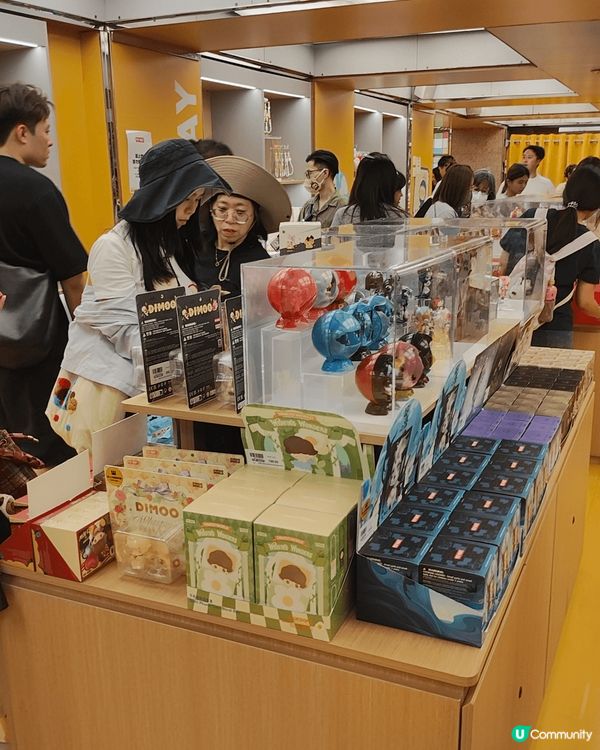 Labubu同Crybaby等pop mart明星，期間限定...