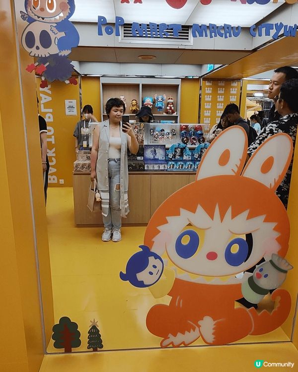 Labubu同Crybaby等pop mart明星，期間限定...
