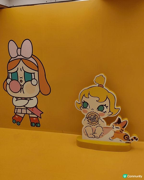Labubu同Crybaby等pop mart明星，期間限定...
