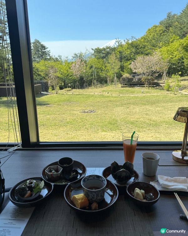 富士山FUFU酒店真係正！露天風呂對住富士山，影相超靚。晚餐...