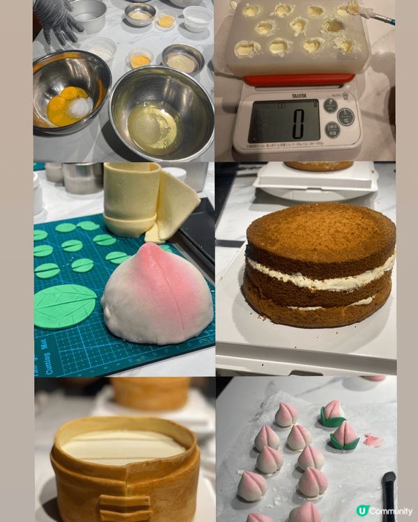  《吸睛壽桃蛋糕》慶奶奶70大壽🎂