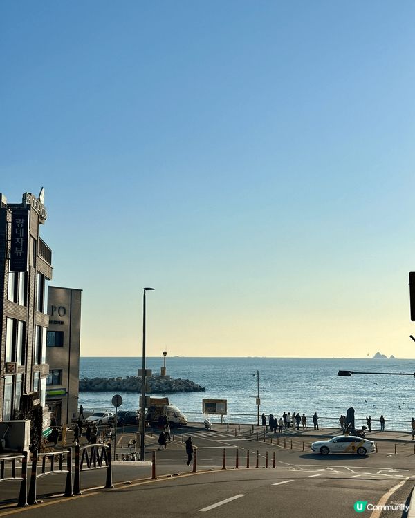 釜山海雲台真係好啱一家大細一齊去玩！呢度有沙灘超靚，啲沙好幼...