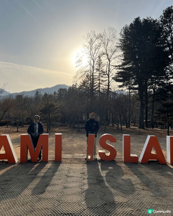 帶兩老輕鬆遊首爾🙂‍↕️ 南怡島就一定要去㗎啦，漫步欣賞風景...